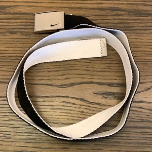 Nike Golf Black/ White Reversible Belt